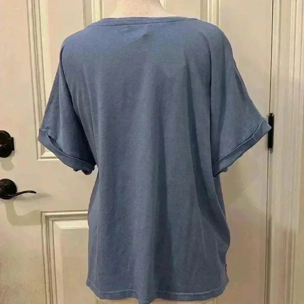 Gap blue fashion tee, size XL, NWT - Picture 2 of 4